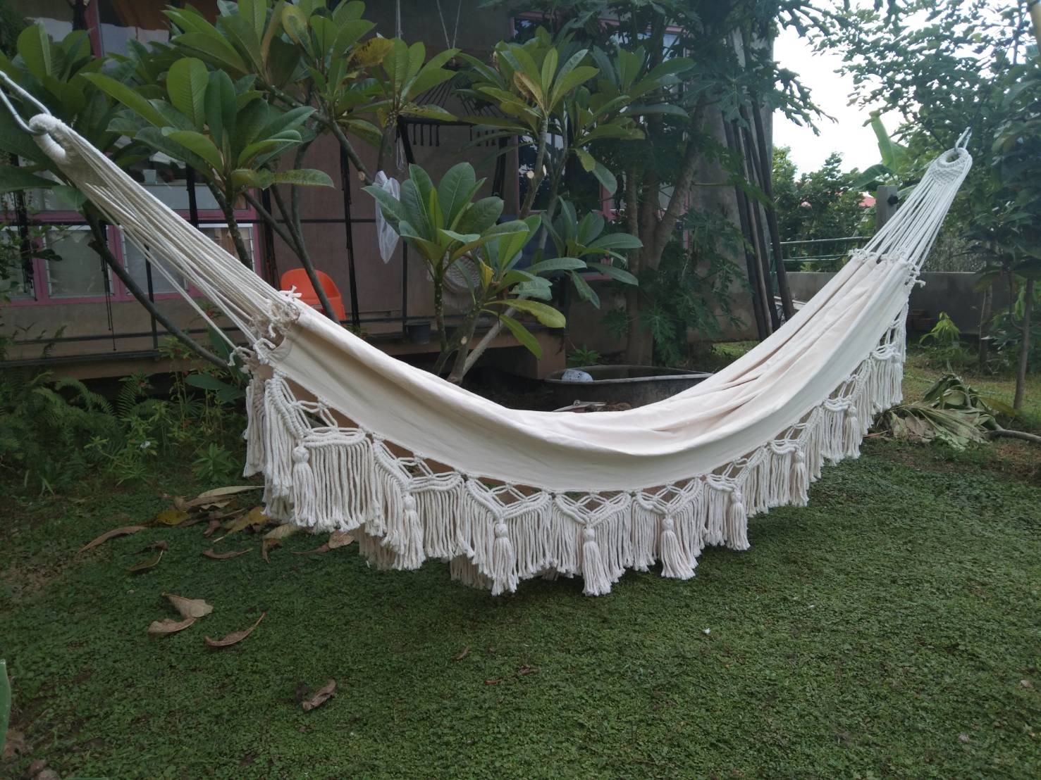 ula fringe fabric hammock
